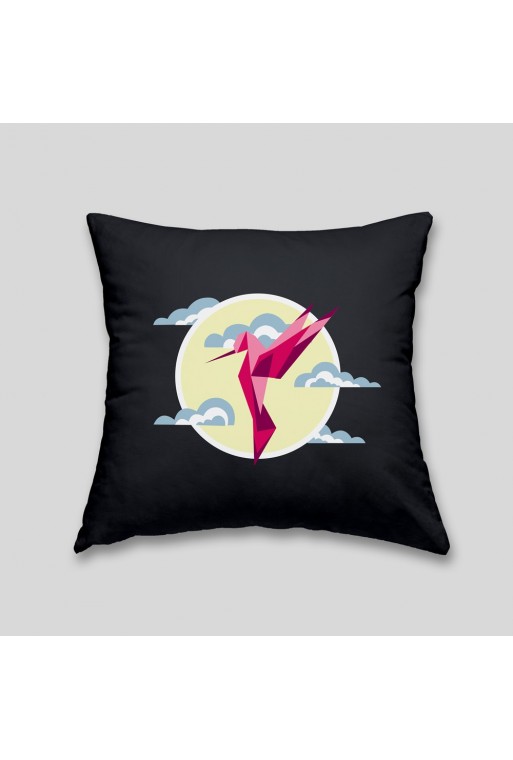 Hummingbird cushion