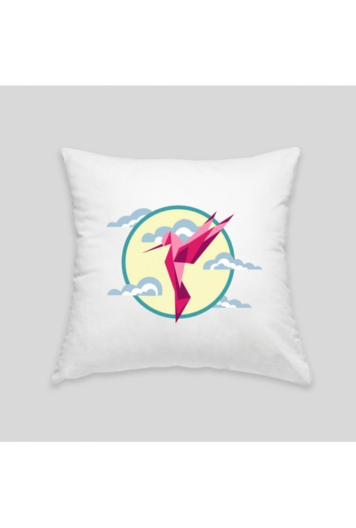 Hummingbird cushion